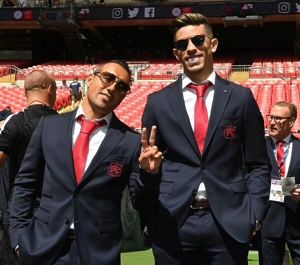 Arsenal's Cazorla and Gabriel Geared Up for FA Community Shield Clash Against Chelsea