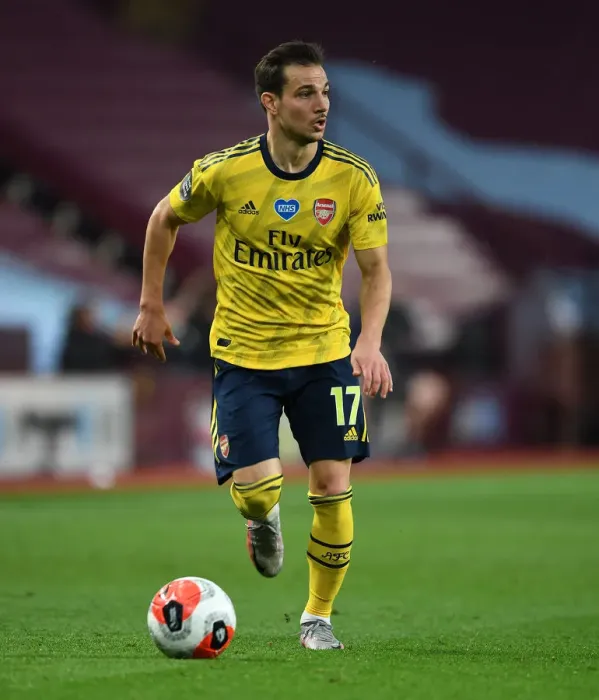 Framed Print : Arsenal's Cedric Faces Off Against Aston Villa in Premier League Clash Framed Print : Arsenal's Cedric Faces Off Against Aston Villa in Premier League Clash