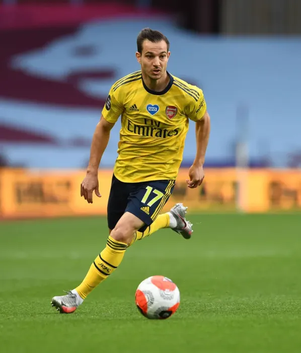 Framed Print : Arsenal's Cedric Soares in Action Against Aston Villa in Premier League Clash (2019-20) Framed Print : Arsenal's Cedric Soares in Action Against Aston Villa in Premier League Clash (2019-20)