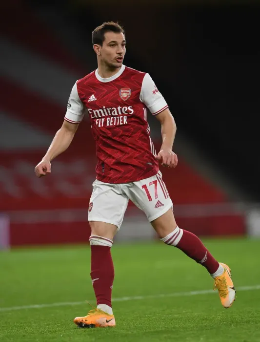 Framed Print : Arsenal's Cedric Soares in Action Against Southampton (Premier League 2020-21) Framed Print : Arsenal's Cedric Soares in Action Against Southampton (Premier League 2020-21)