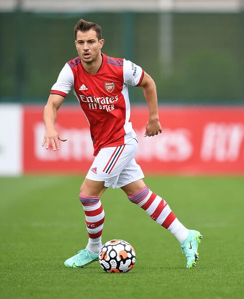 Arsenal's Cedric Soares in Action against Watford during Pre-Season Friendly, July 2021