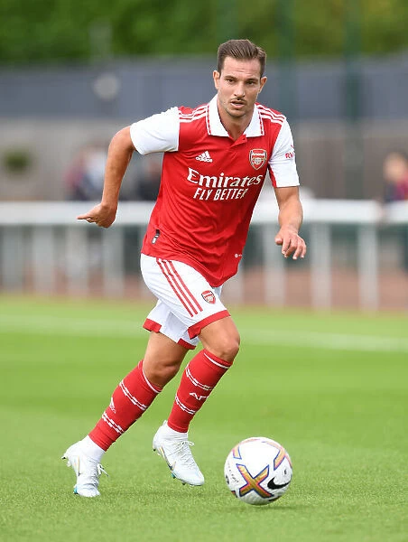 Arsenal's Cedric Soares Pushes His Limits in Arsenal's Pre-Season Training: Arsenal vs Ipswich Town, 2022-23