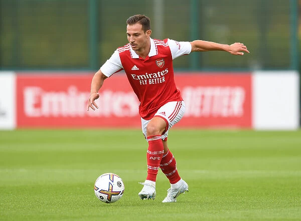 Arsenal's Cedric Soares Pushes Himself in Pre-Season Training Against Ipswich Town
