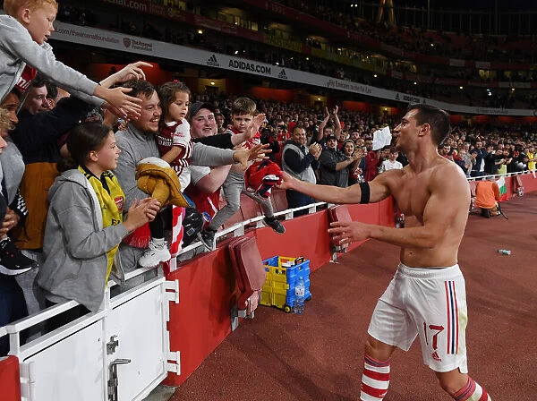 Arsenal's Cedric Wows Fan with Shirt Gift after Carabao Cup Victory