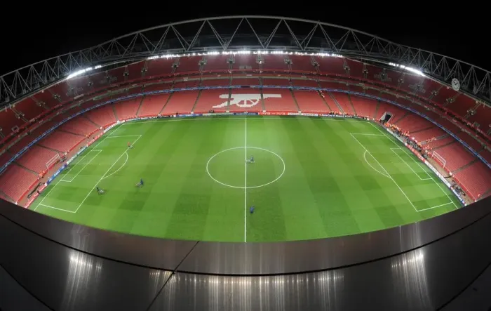 Framed Print : Arsenal's Champion League Glory: 2-1 Over Barcelona at Emirates Stadium Framed Print : Arsenal's Champion League Glory: 2-1 Over Barcelona at Emirates Stadium
