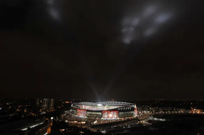 Framed Print : Arsenal's Champions League Triumph: 2-1 Over Barcelona at Emirates Stadium Framed Print : Arsenal's Champions League Triumph: 2-1 Over Barcelona at Emirates Stadium