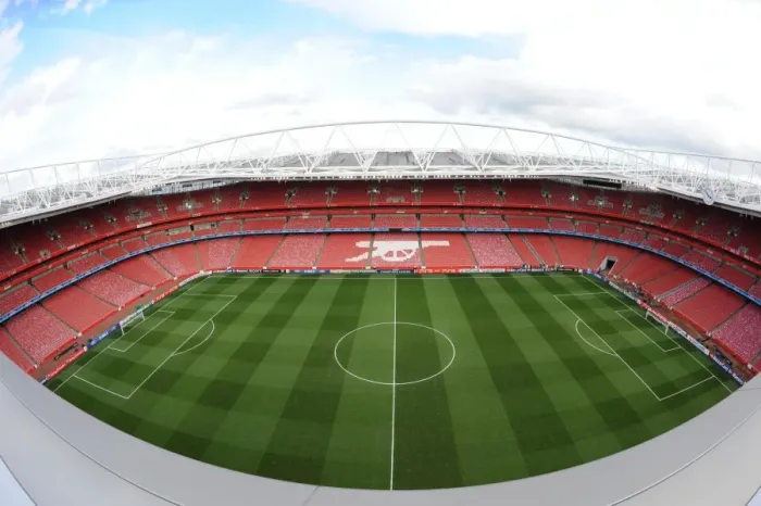 Framed Print : Arsenal's Champions League Victory: 2-1 Over Barcelona at Emiras Stadium Framed Print : Arsenal's Champions League Victory: 2-1 Over Barcelona at Emiras Stadium