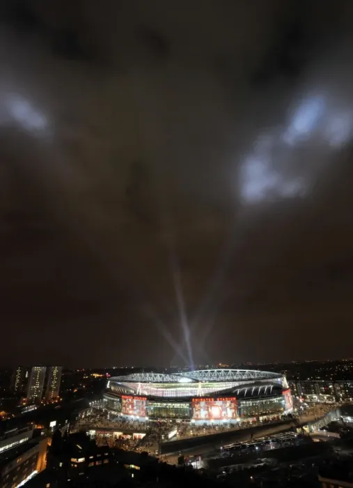 Framed Print : Arsenal's Champions League Victory: 2-1 Over Barcelona at Emirates Stadium