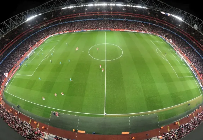 Framed Print : Arsenal's Champions League Victory: 2-1 Over Barcelona at Emirates Stadium Framed Print : Arsenal's Champions League Victory: 2-1 Over Barcelona at Emirates Stadium