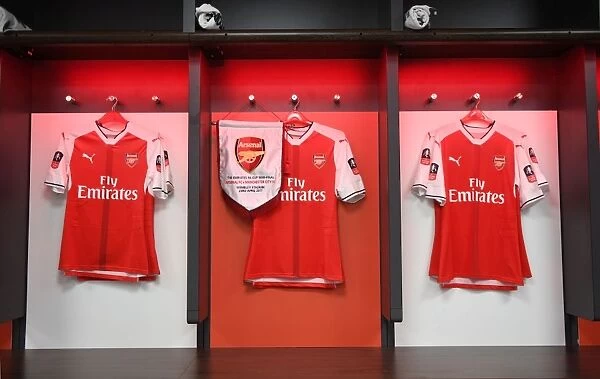 Arsenal's Changing Room: Gearing Up for the FA Cup Semi-Final Showdown against Manchester City
