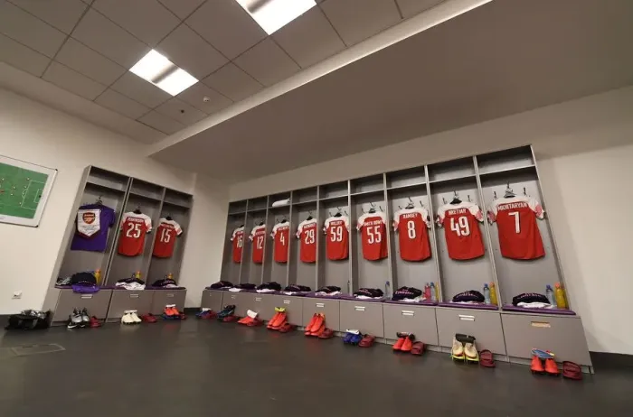 Framed Print : Arsenal's Changing Room Before UEFA Europa League Match vs. Vorskla Poltava (2018-19) Framed Print : Arsenal's Changing Room Before UEFA Europa League Match vs. Vorskla Poltava (2018-19)