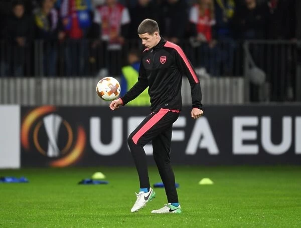 Arsenal's Charlie Gilmore Prepares for UEFA Europa League Clash Against BATE Borisov