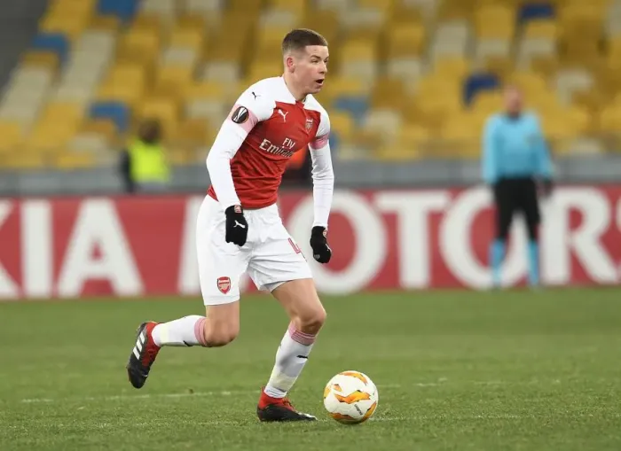 Framed Print : Arsenal's Charlie Gilmour: Rising Star Shines in Europa League Match against Vorskla Poltava Framed Print : Arsenal's Charlie Gilmour: Rising Star Shines in Europa League Match against Vorskla Poltava