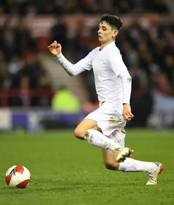 Framed Print : Arsenal's Charlie Patino in FA Cup Action: Nottingham Forest vs Arsenal (2021-22)
