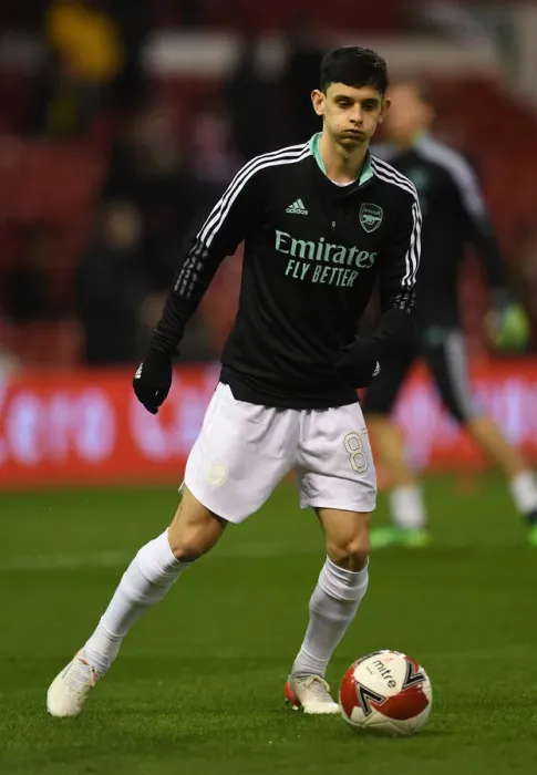 Framed Print : Arsenal's Charlie Patino Gears Up for FA Cup Third Round Clash Against Nottingham Forest