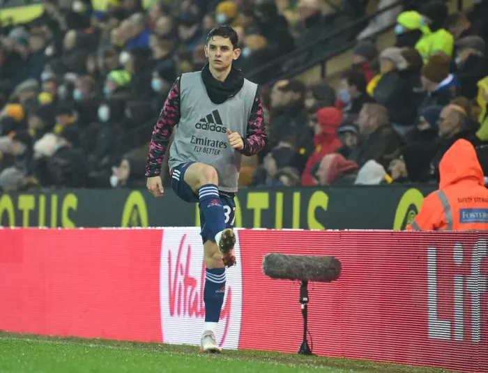 Framed Print : Arsenal's Charlie Patino Gears Up for Norwich Showdown: Rising Star Ready for Premier League Battle