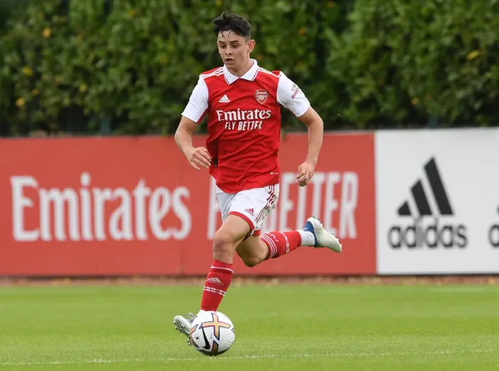 Framed Print : Arsenal's Charlie Patino Steals the Show: Pre-Season Training Highlights (July 2022)