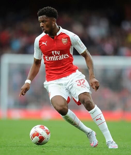 Arsenal's Chuba Akpom in Action at the Emirates Cup 2015 / 16 vs VfL Wolfsburg
