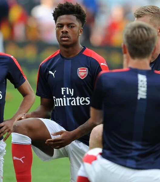 Arsenal's Chuba Akpom Gears Up for RC Lens Friendly, July 2016