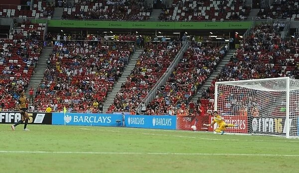 Arsenal's Chuba Akpom Scores Penalty in Barclays Asia Trophy Victory