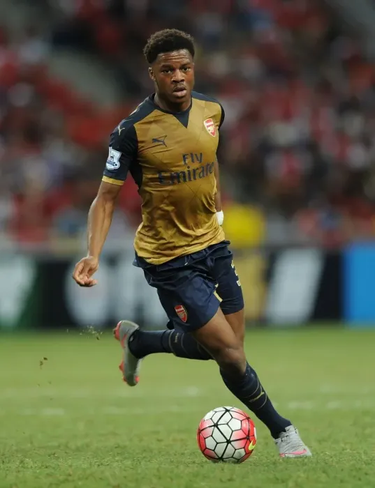 Framed Print : Arsenal's Chuba Akpom Stands Out in Barclays Asia Trophy Clash vs. Singapore XI Framed Print : Arsenal's Chuba Akpom Stands Out in Barclays Asia Trophy Clash vs. Singapore XI