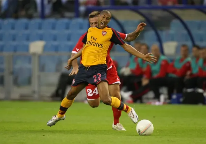 Framed Print : Arsenal's Clichy Shines in 2-0 Champions League Victory over FC Twente's Arnautovic Framed Print : Arsenal's Clichy Shines in 2-0 Champions League Victory over FC Twente's Arnautovic