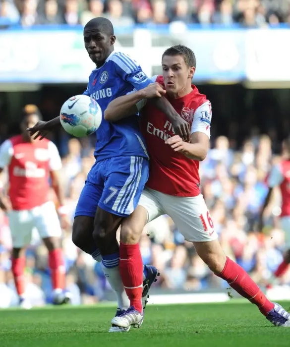 Framed Print : Arsenal's Comeback: Ramsey Sparks 5-3 Victory Over Chelsea in the Premier League