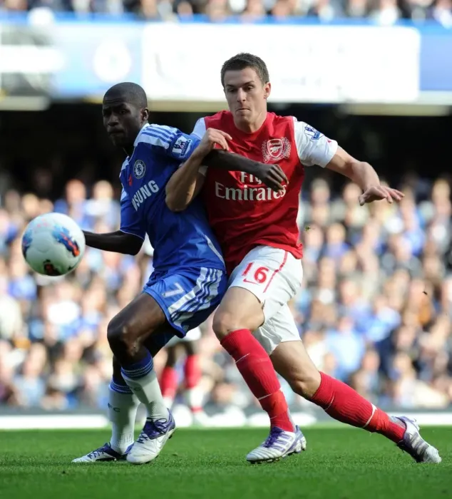 Framed Print : Arsenal's Comeback: Ramsey's 5-Goal Blitz Against Chelsea in the Premier League (29 / 10 / 11)