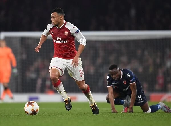 Arsenal's Coquelin Overpowers Red Star's Kanga in Europa League Clash