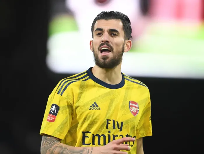 Framed Print : Arsenal's Dani Ceballos in Action against AFC Bournemouth in FA Cup Fourth Round