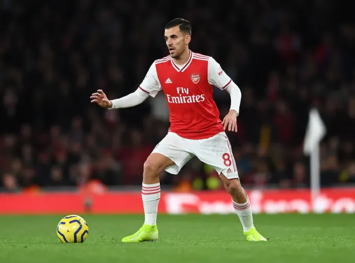 Framed Print : Arsenal's Dani Ceballos in Action against Crystal Palace - Premier League 2019-20