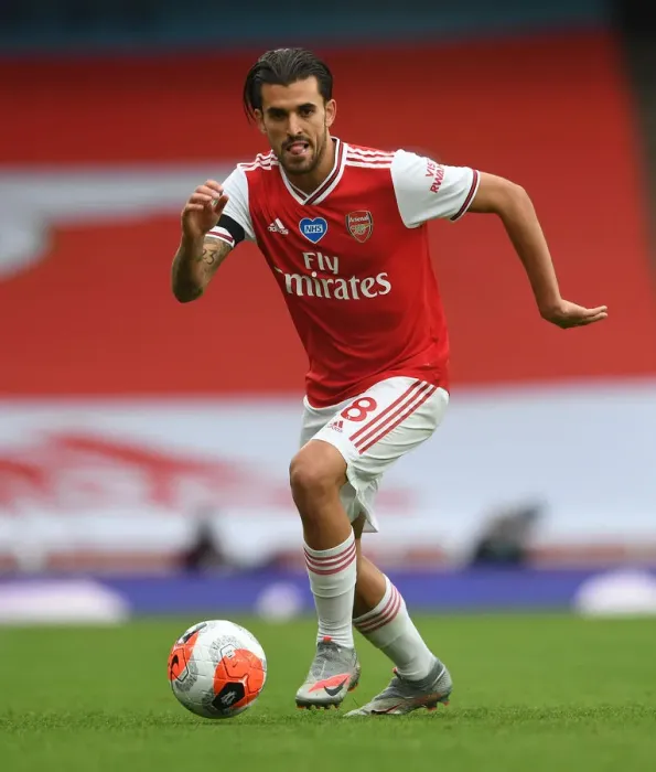 Framed Print : Arsenal's Dani Ceballos in Action against Norwich City (2019-2020)