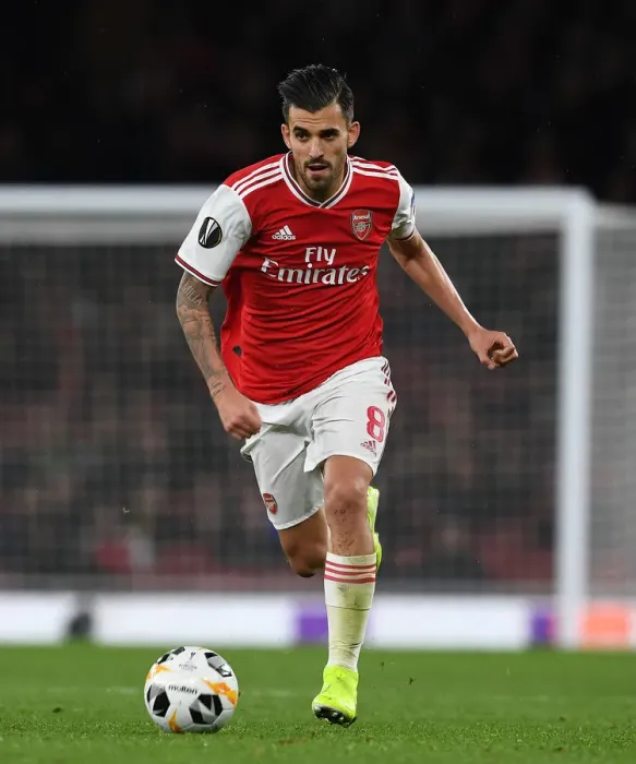 Framed Print : Arsenal's Dani Ceballos in Action against Standard Liege at Emirates Stadium (2019-20) Framed Print : Arsenal's Dani Ceballos in Action against Standard Liege at Emirates Stadium (2019-20)