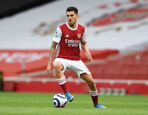 Arsenal's Dani Ceballos in Action Against West Bromwich Albion (2020-21)