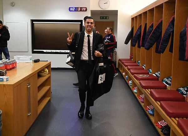 Arsenal's Dani Ceballos: Pre-Match Focus in the Changing Room (Arsenal vs Crystal Palace, 2019-20)