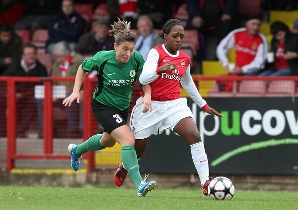Arsenal's Danielle Carter Scores Five in 9-0 UEFA Women's Champions League Victory over ZFK Masinac