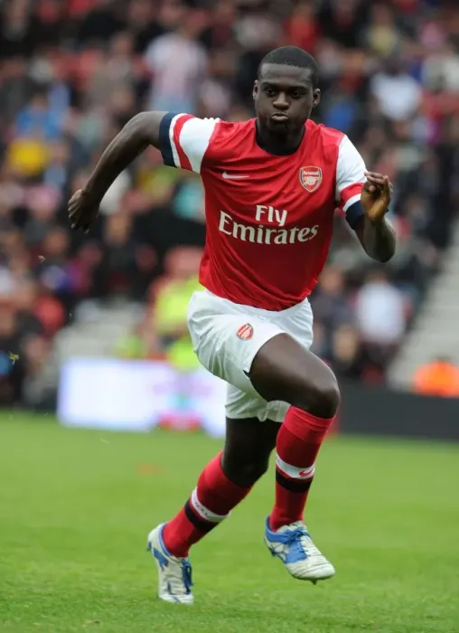 Framed Print : Arsenal's Danny Boateng in Action against Anderlecht during the 2012-13 Pre-Season Match