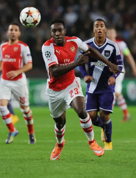 Framed Print : Arsenal's Danny Welbeck in Action during the 2014-15 UEFA Champions League Match against RSC Anderlecht Framed Print : Arsenal's Danny Welbeck in Action during the 2014-15 UEFA Champions League Match against RSC Anderlecht