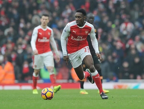 Arsenal's Danny Welbeck in Action against Hull City - Premier League 2016-17