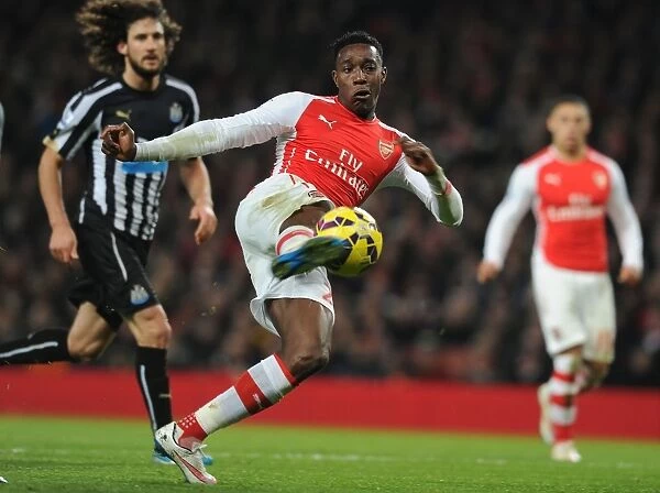 Arsenal's Danny Welbeck in Action Against Newcastle United (Premier League 2014 / 15)