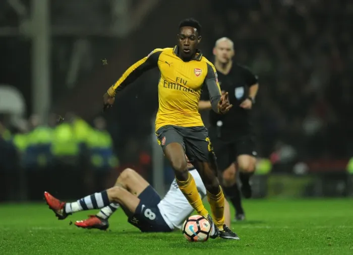 Framed Print : Arsenal's Danny Welbeck in Action against Preston North End, FA Cup 2017 Framed Print : Arsenal's Danny Welbeck in Action against Preston North End, FA Cup 2017