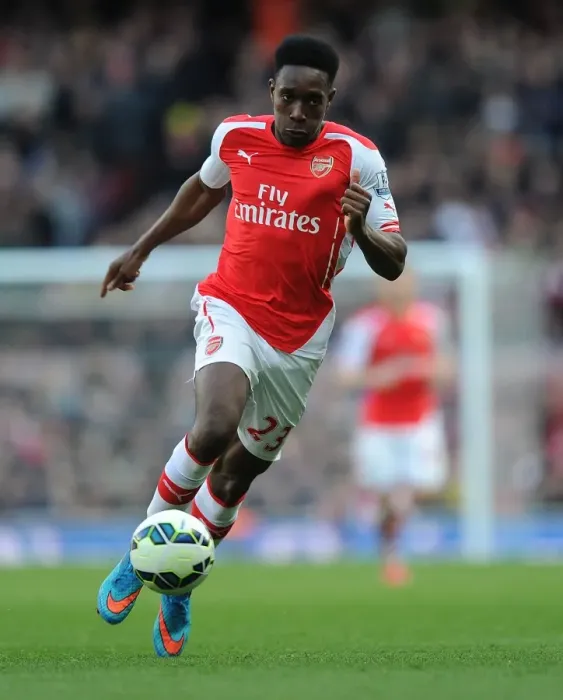Framed Print : Arsenal's Danny Welbeck in Action Against West Ham United - Premier League 2015