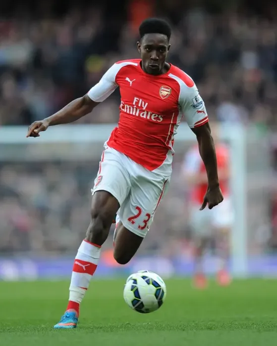 Framed Print : Arsenal's Danny Welbeck in Action Against West Ham United - Premier League 2015