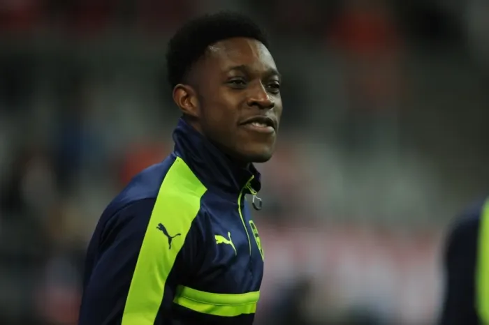 Framed Print : Arsenal's Danny Welbeck Faces Bayern Munich in 2016-17 UEFA Champions League