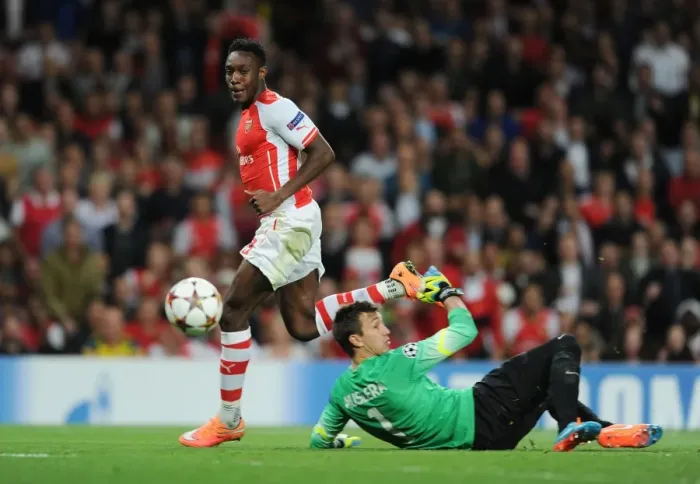 Framed Print : Arsenal's Danny Welbeck Scores Fourth Goal: Crushing Galatasaray in Champions League (2014 / 15) Framed Print : Arsenal's Danny Welbeck Scores Fourth Goal: Crushing Galatasaray in Champions League (2014 / 15)