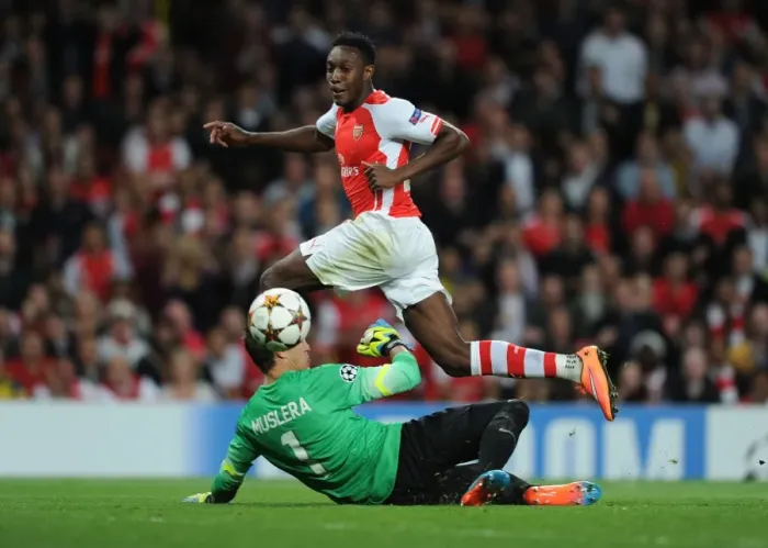 Framed Print : Arsenal's Danny Welbeck Scores Fourth Goal Against Galatasaray in 2014 / 15 Champions League Framed Print : Arsenal's Danny Welbeck Scores Fourth Goal Against Galatasaray in 2014 / 15 Champions League