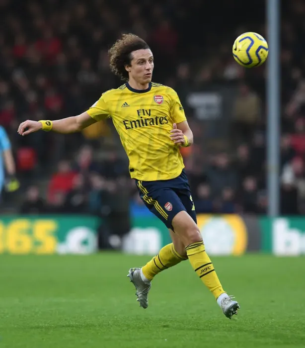 Framed Print : Arsenal's David Luiz in Action against AFC Bournemouth, Premier League 2019-20 Framed Print : Arsenal's David Luiz in Action against AFC Bournemouth, Premier League 2019-20