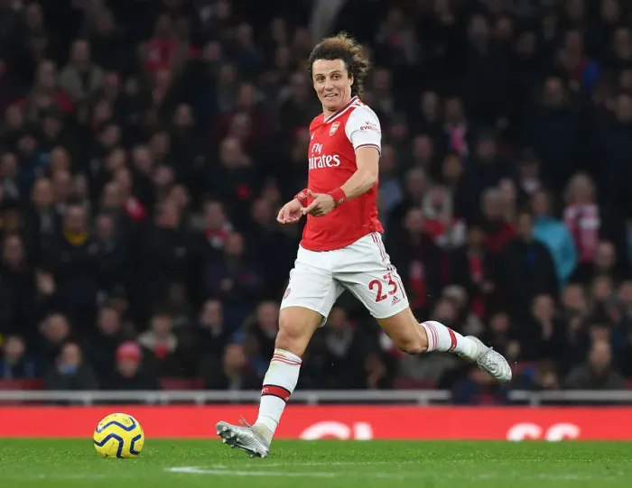 Framed Print : Arsenal's David Luiz in Action: Arsenal vs Southampton, Premier League 2019-20, Emirates Stadium Framed Print : Arsenal's David Luiz in Action: Arsenal vs Southampton, Premier League 2019-20, Emirates Stadium