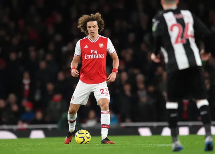 Framed Print : Arsenal's David Luiz in Action Against Newcastle United - Premier League 2019-2020 Framed Print : Arsenal's David Luiz in Action Against Newcastle United - Premier League 2019-2020