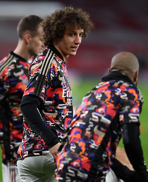 Arsenal's David Luiz Gears Up for Empty Emirates Showdown Against Manchester United (2020-21)
